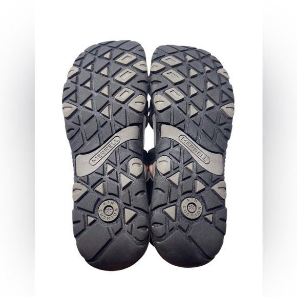 Merrell Sandspur Sandals Women's 10 Black Leather Comfort Strappy Sport Hiking - Picture 8 of 9